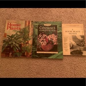 BUNDLE - 3 Gardening and House Plant Books